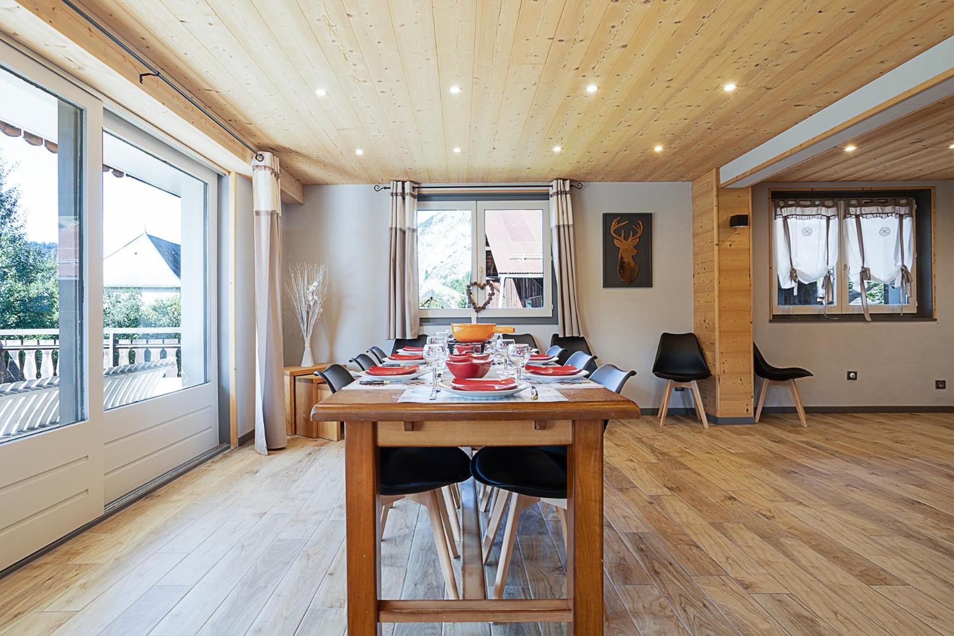 Chalet Les 4 Saisons - Ski, Parking Et Jardin Abondance Exteriör bild
