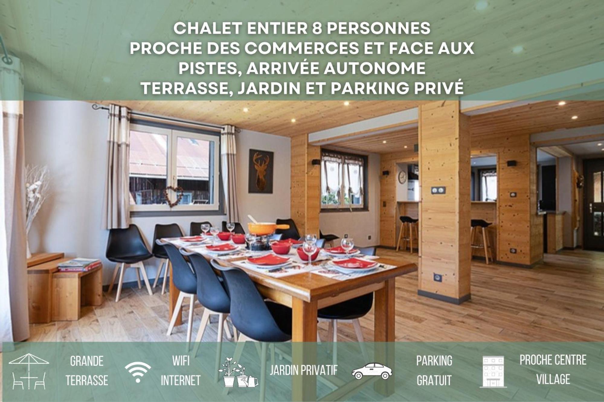Chalet Les 4 Saisons - Ski, Parking Et Jardin Abondance Exteriör bild